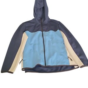 Athletic Works Sport Men's Sixze Xl Long Sleeve Hoodie Navy, Blue And White